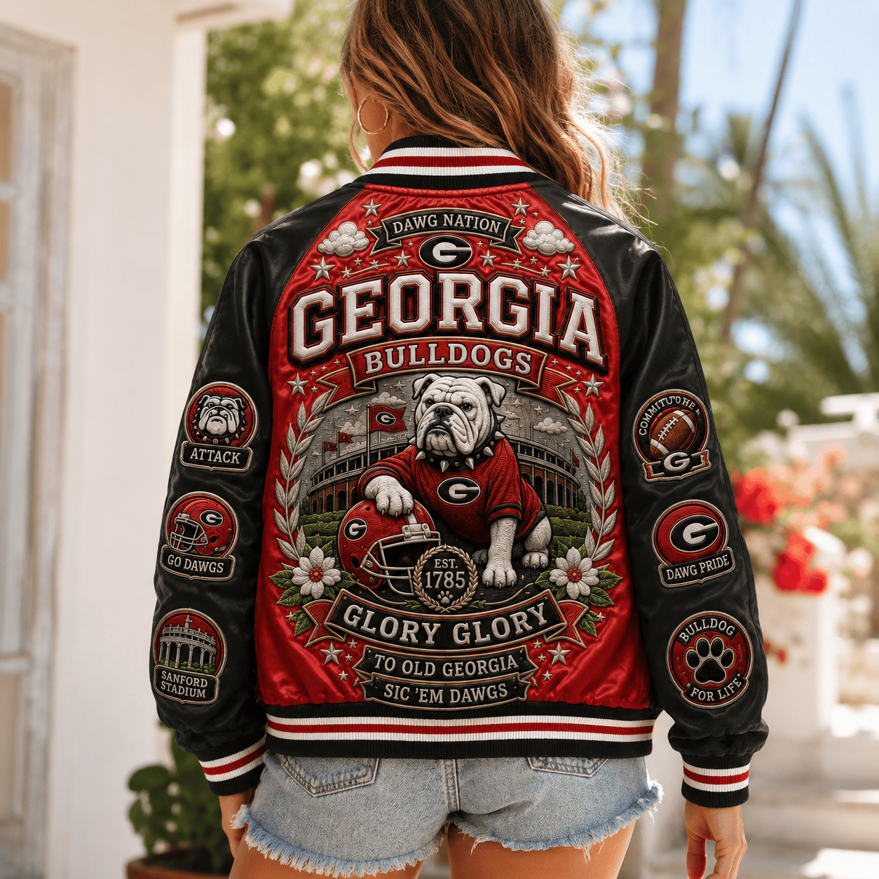 PREMIUM GGBD SATIN BASEBALL JACKET NTNA