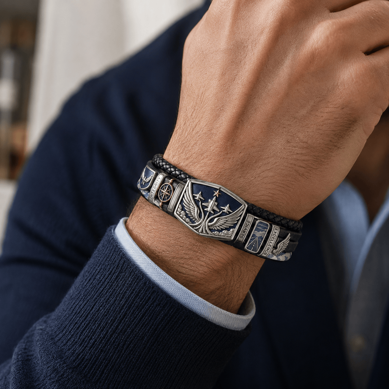 USAF Braided Bracelet Set NVH