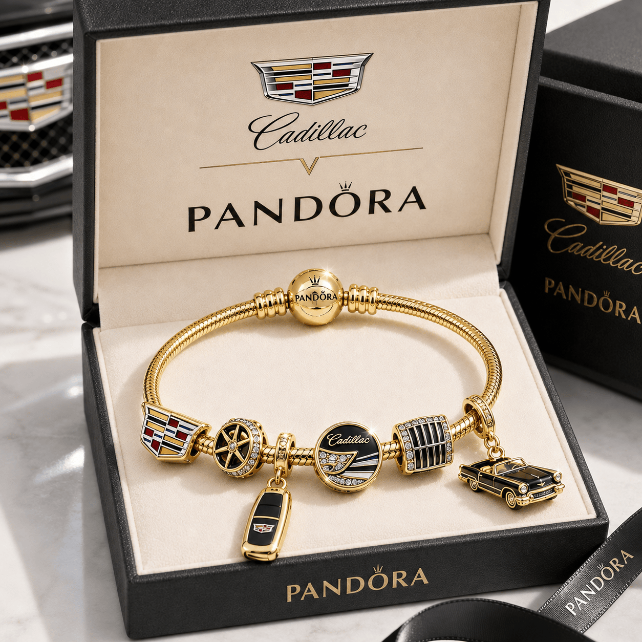 CADL Gold Charm Bracelet Set TTTT