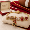 SF49 Gold Charm Bracelet Set TMH