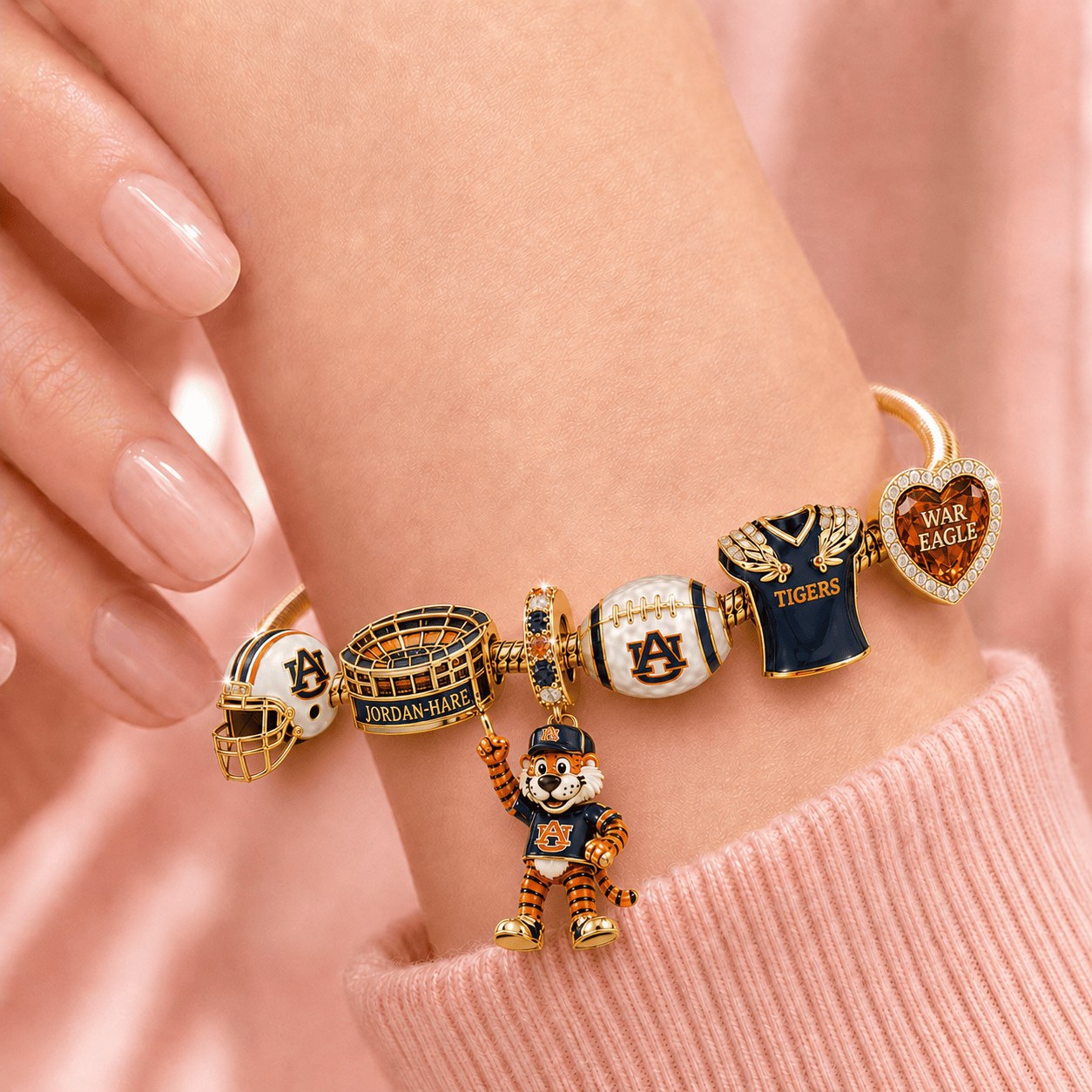 CCBG Gold Charm Bracelet Set TMH