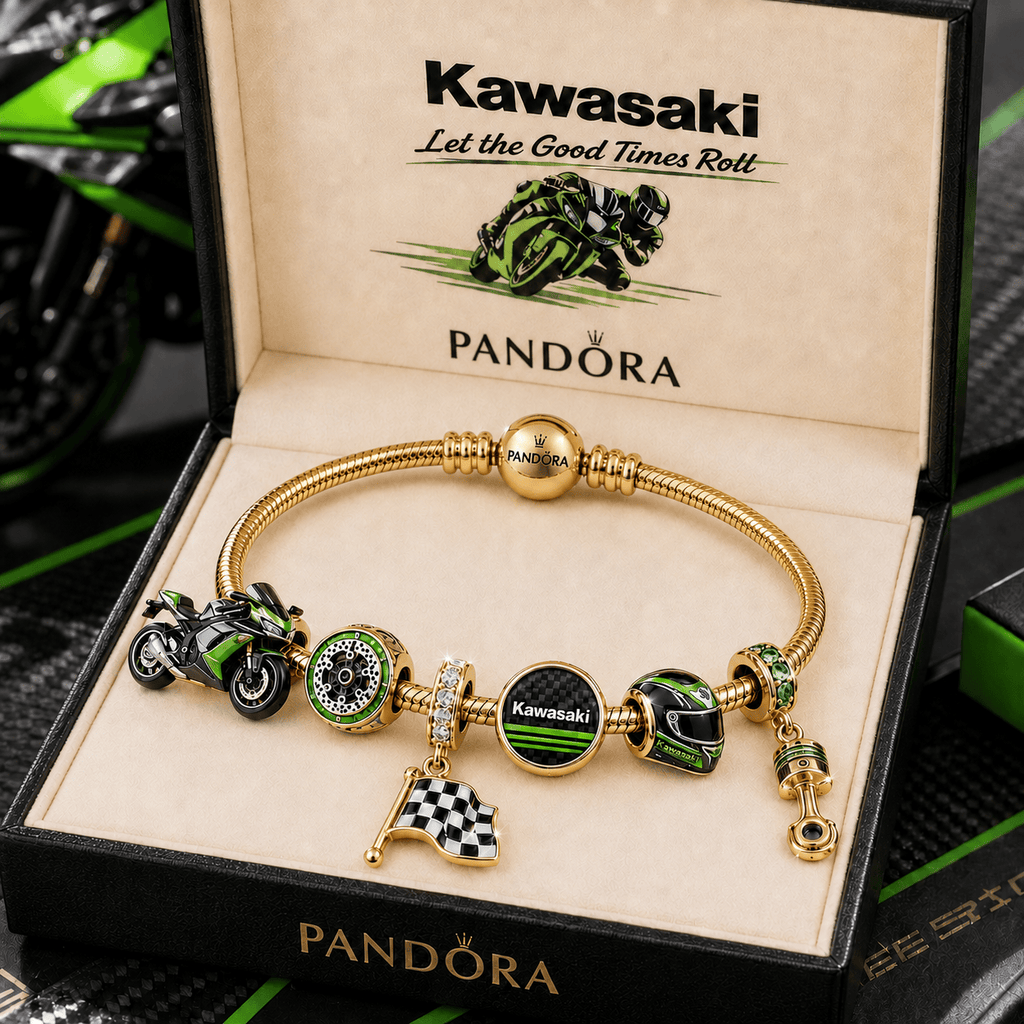 KWSK Gold Charm Bracelet Set TTTT