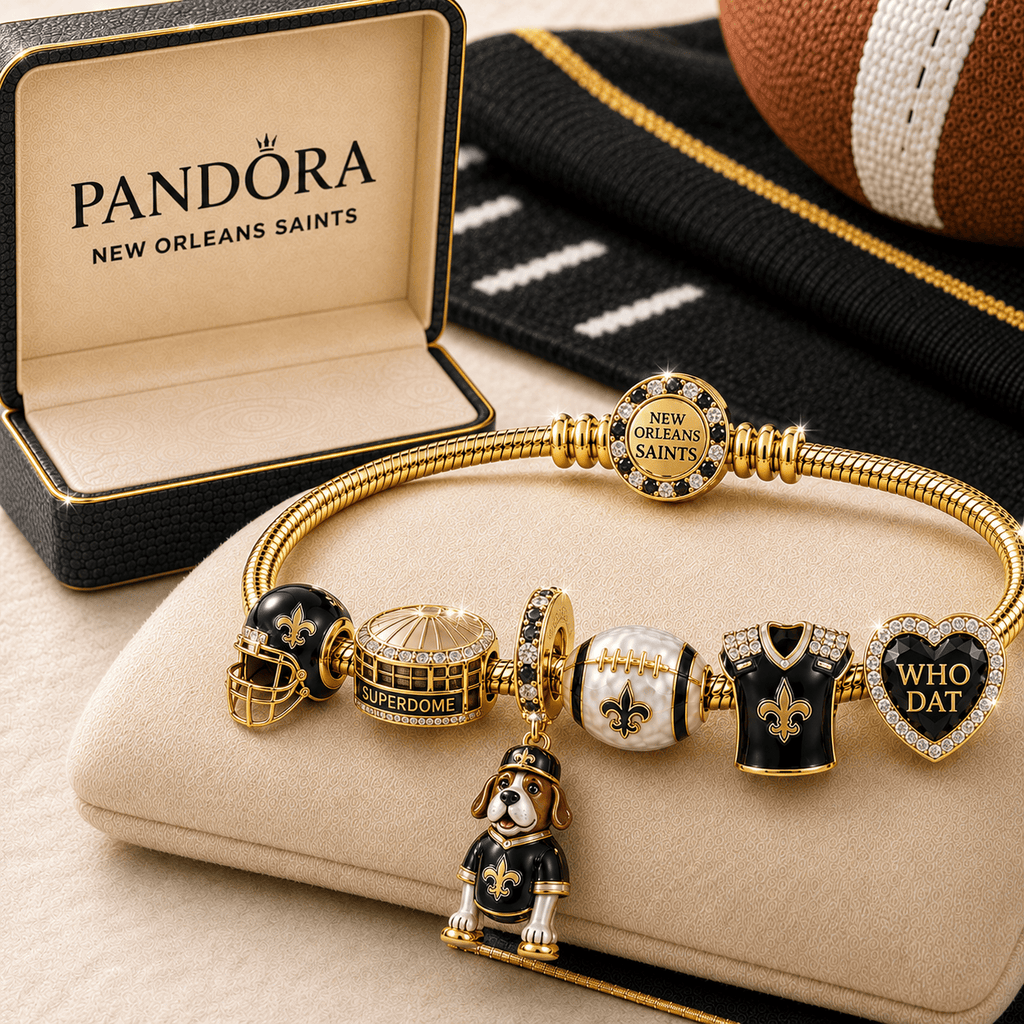 LARS Gold Charm Bracelet Set TMH