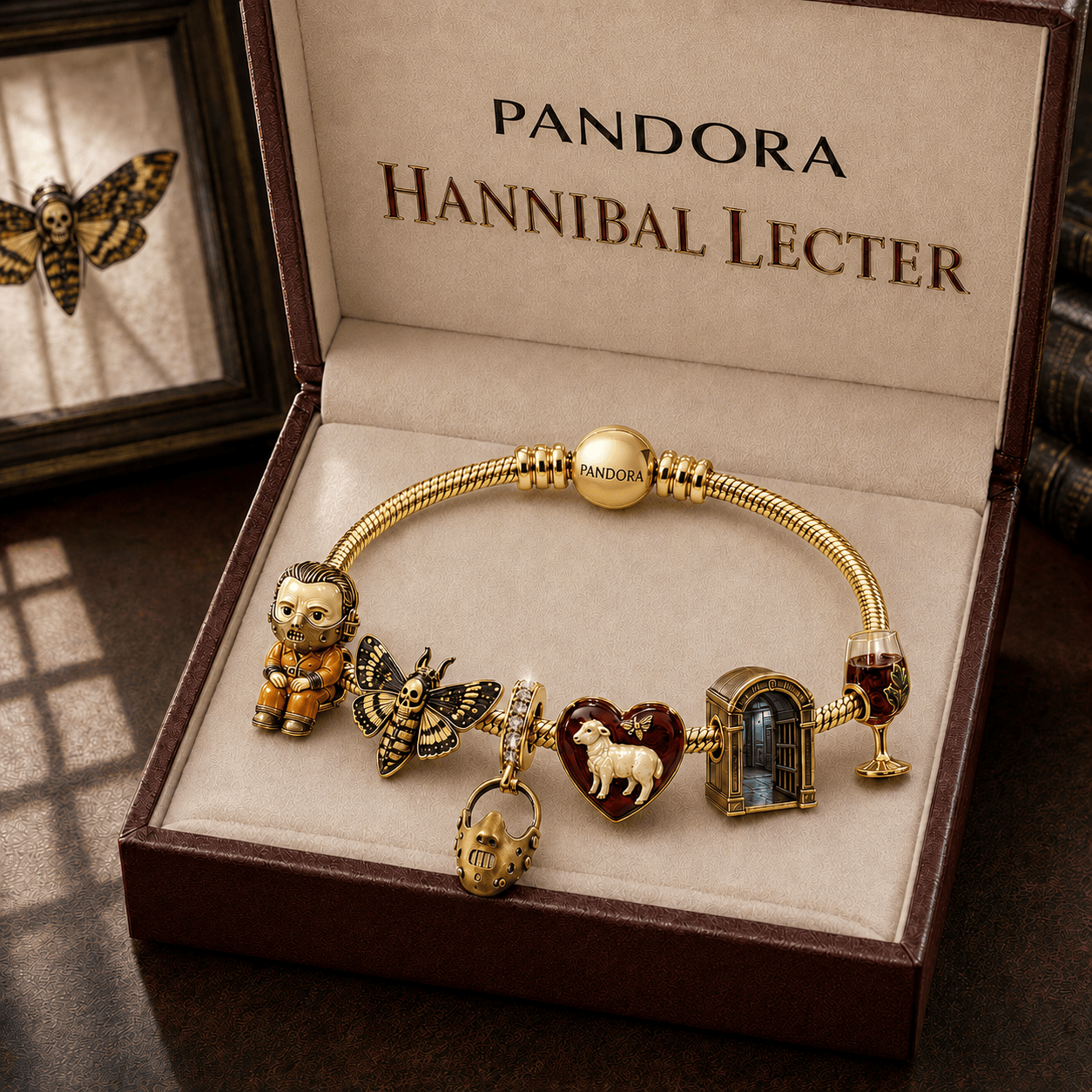 HLBL Gold Charm Bracelet Set TMH