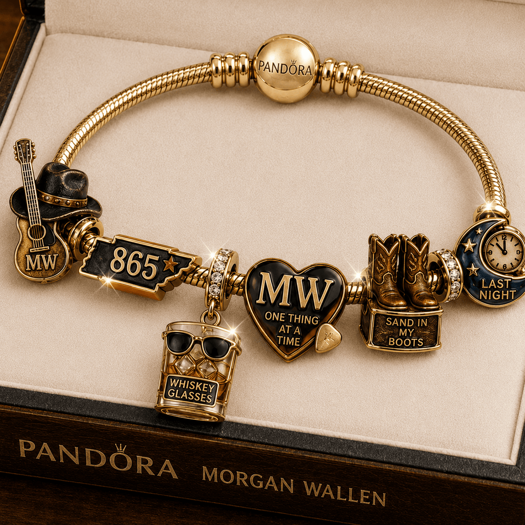 MGWL Gold Charm Bracelet Set TMH