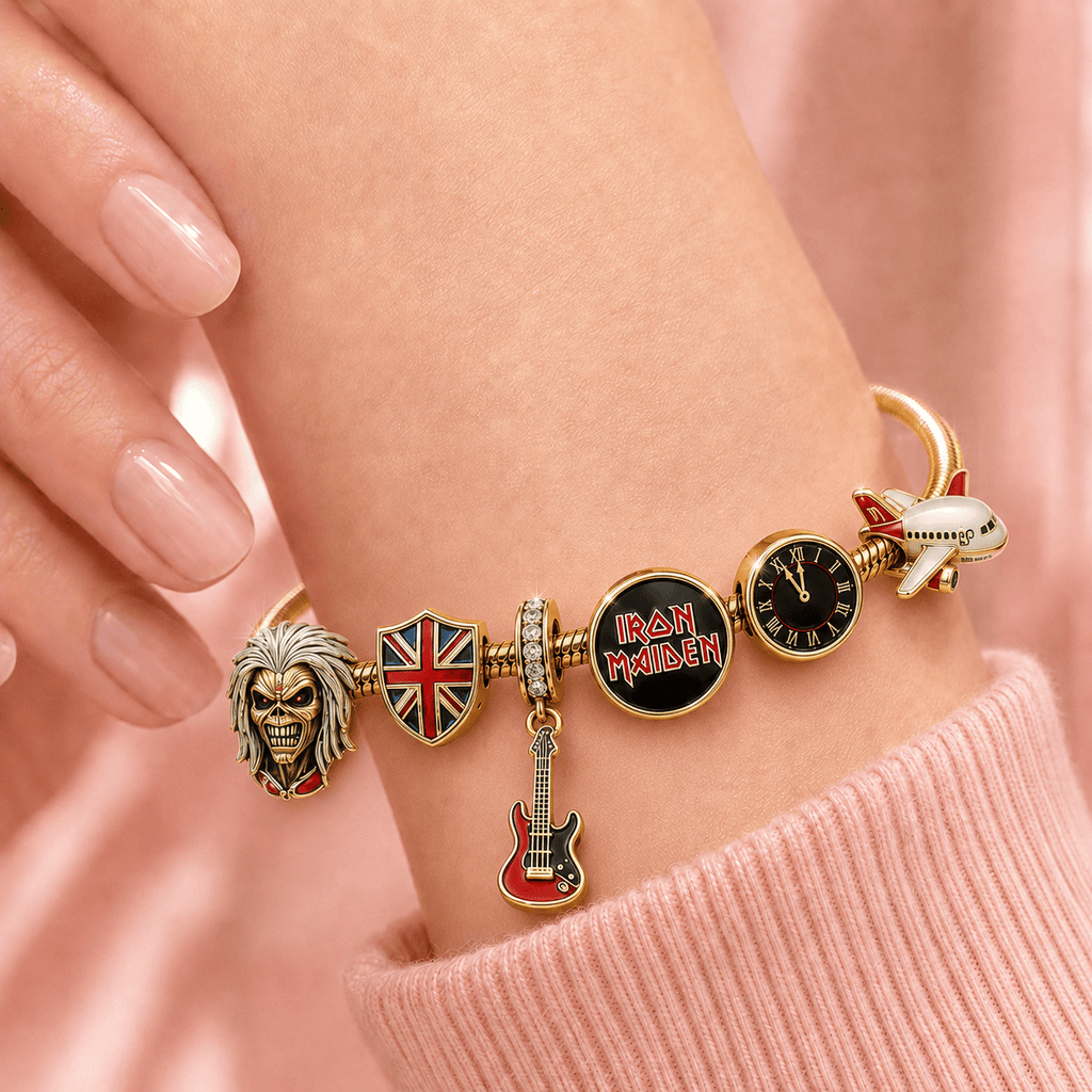 IMD Gold Charm Bracelet Set TMH