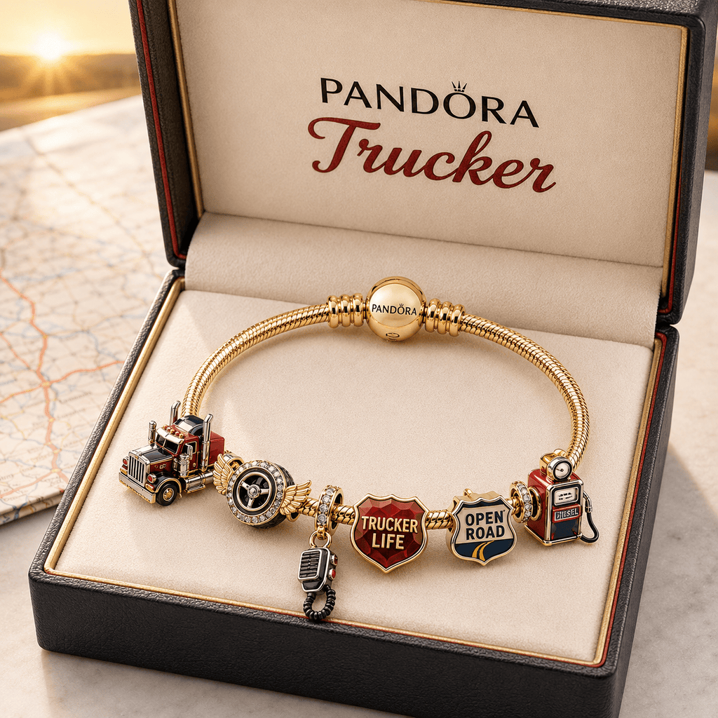 TRUCK Gold Charm Bracelet Set TMH