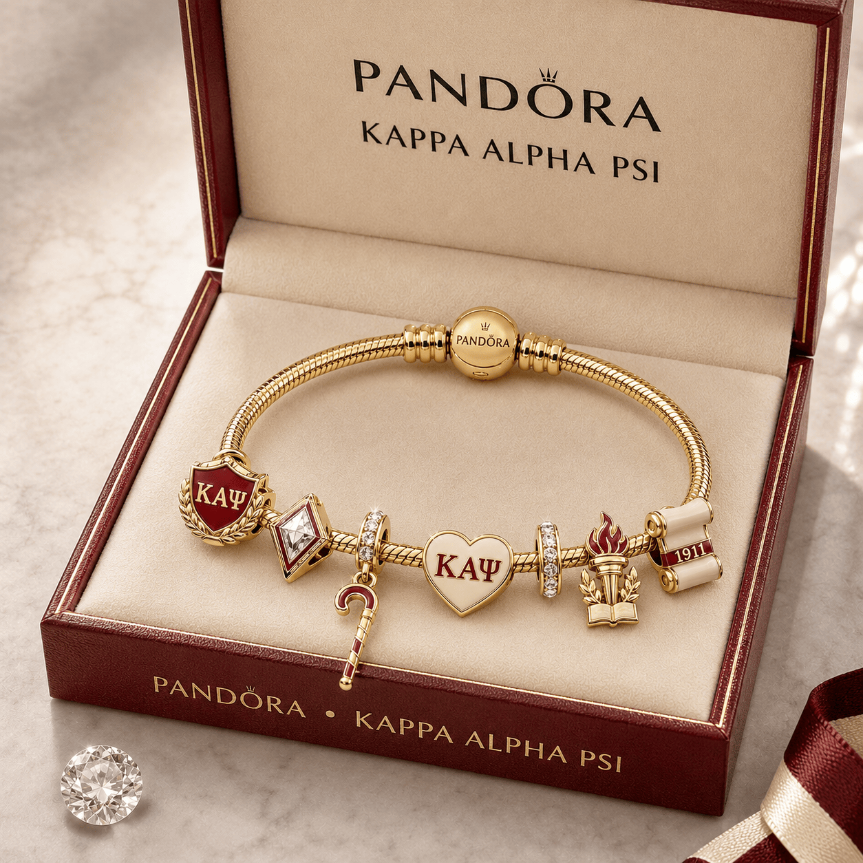 KPAP Gold Charm Bracelet Set TMH
