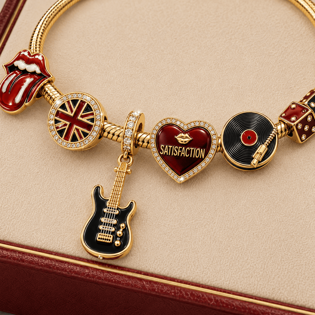 RLST Gold Charm Bracelet Set TMH